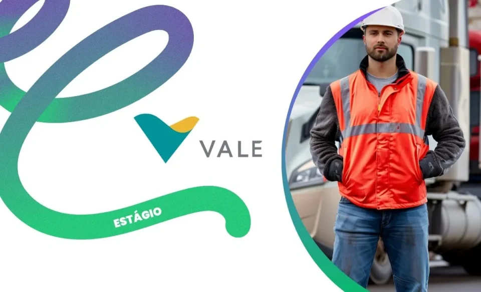 NA IMAGEM TEM UM OPERADOR TÉCNICO E A LOGOMARCA DA VALE