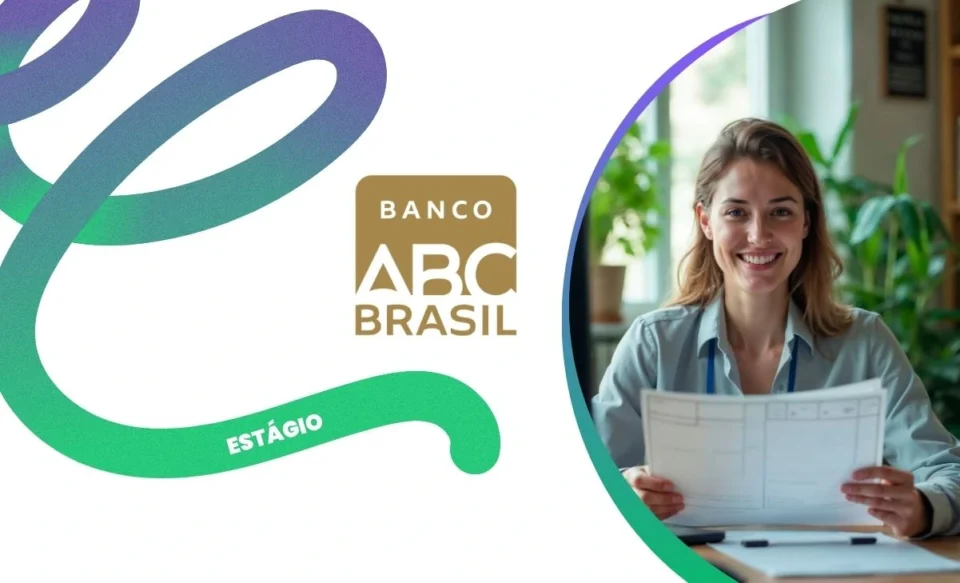 ESTAGIÁRIA TRABALHANDO NO BANCO